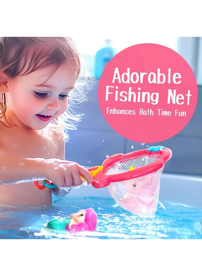Hely Cancy No Hole Bath Toys for Baby - Girl Bath Tub Toys with Storage and Net - Sealed,Float On The Water - Image 5