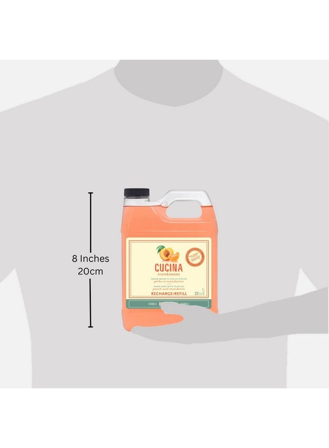 Cucina Fruits & Passion Cucina Peach Mandarin Hand Soap 1Litre Refill - Image 5