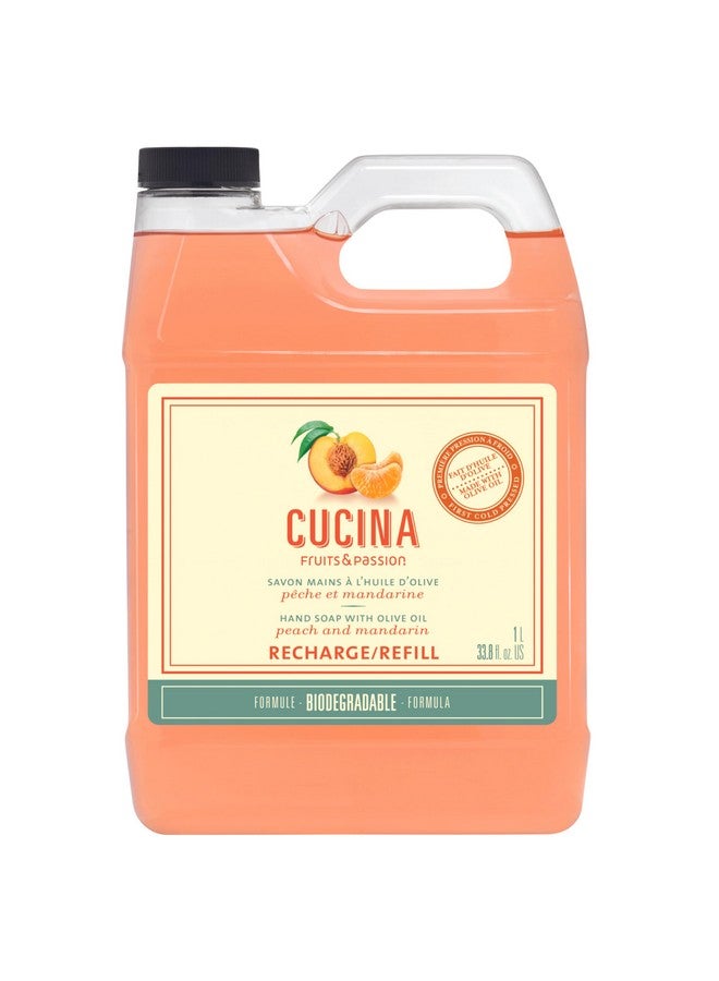 Cucina Fruits & Passion Cucina Peach Mandarin Hand Soap 1Litre Refill - Image 1