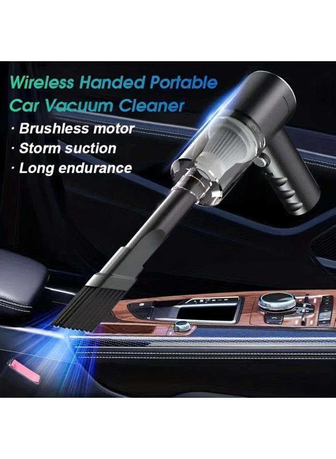 vexa pro 3 in 1 Handheld Car Vacuum Cleaner, Cordless Mini Vacuum, Air Duster and Blower, 12000Pa Rechargeable Wet and Dry Cleaner for Car, Home, Office, Sofa, Keyboard and Pet Hair - Image 3
