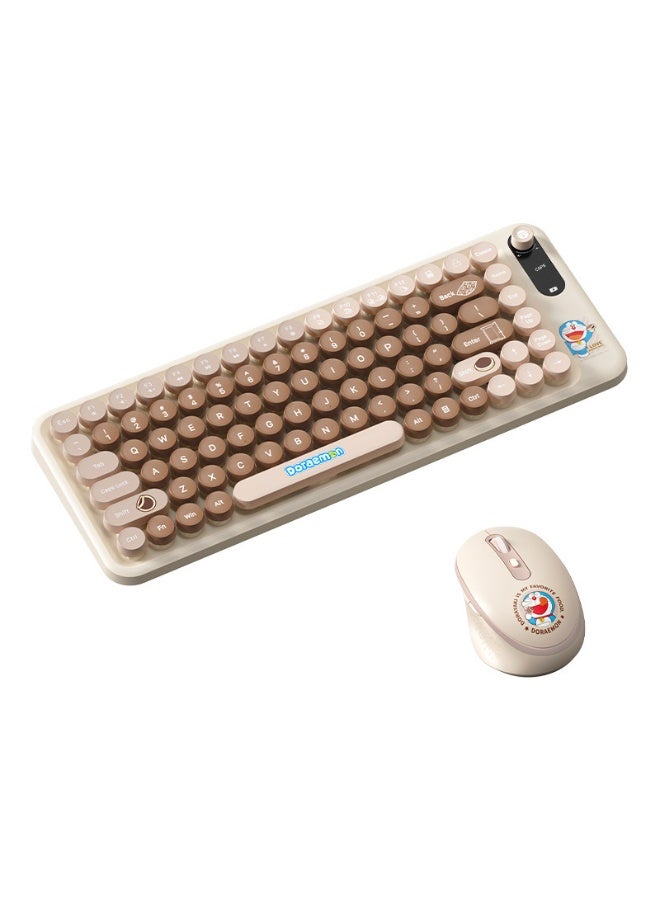 EBMINI Keyboard And Mouse Set with Cartoon Character Doraemon