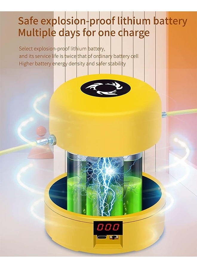 DAREU Smart Jump Rope Machine with Digital Counter and Remote Control – 10-Speed Adjustable Indoor Jump Trainer for Adults and Kids – Hands-Free Jump Rope Game for Home, Office, or Party Use - Image 3