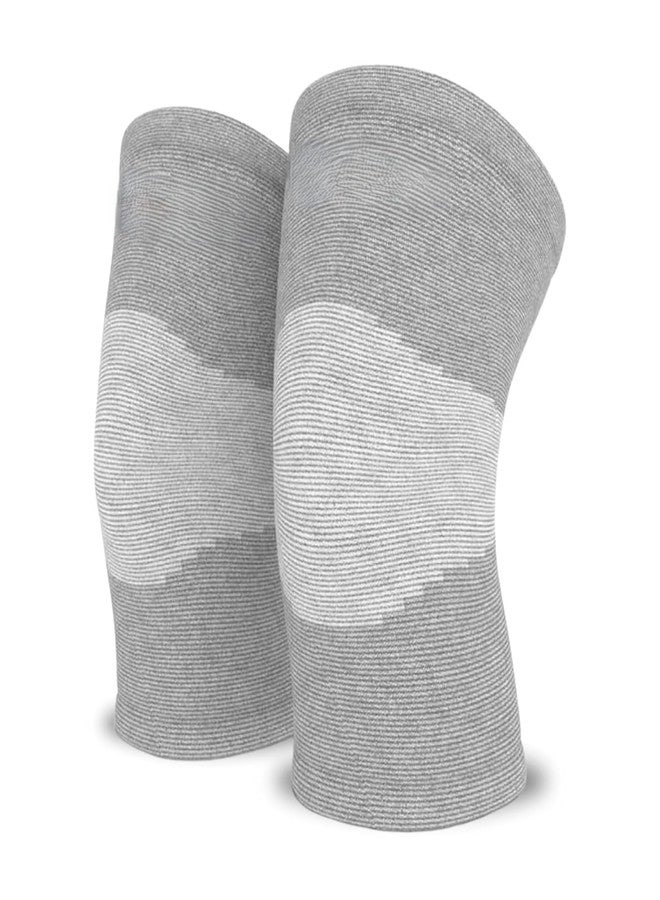 Dr Helix Unisex Bamboo Knee Cap | Adjustable Support for Knee Pain Relief & Injury Prevention | Breathable, Comfortable & Durable - Ideal for Sports, Recovery & Daily Use - (Size - M) - Image 1