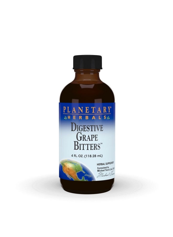 Planetary Herbals Digestive Grape Bitters Herbal Supplement, 4 Fluid Ounce - Image 1
