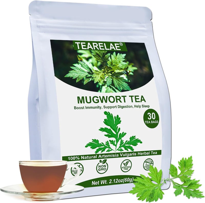 TEARELAE Mugwort Tea - 30 Tea Bags - Image 1