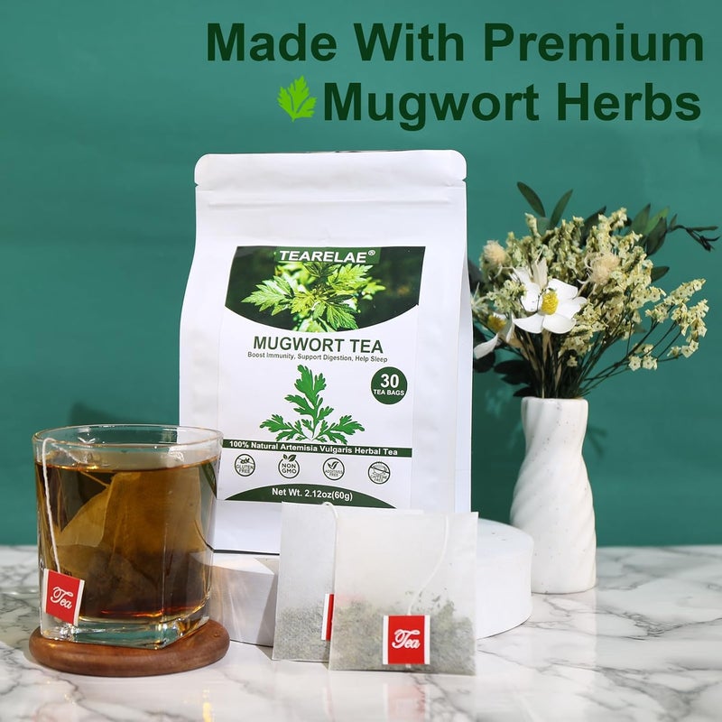 TEARELAE Mugwort Tea - 30 Tea Bags - Image 2