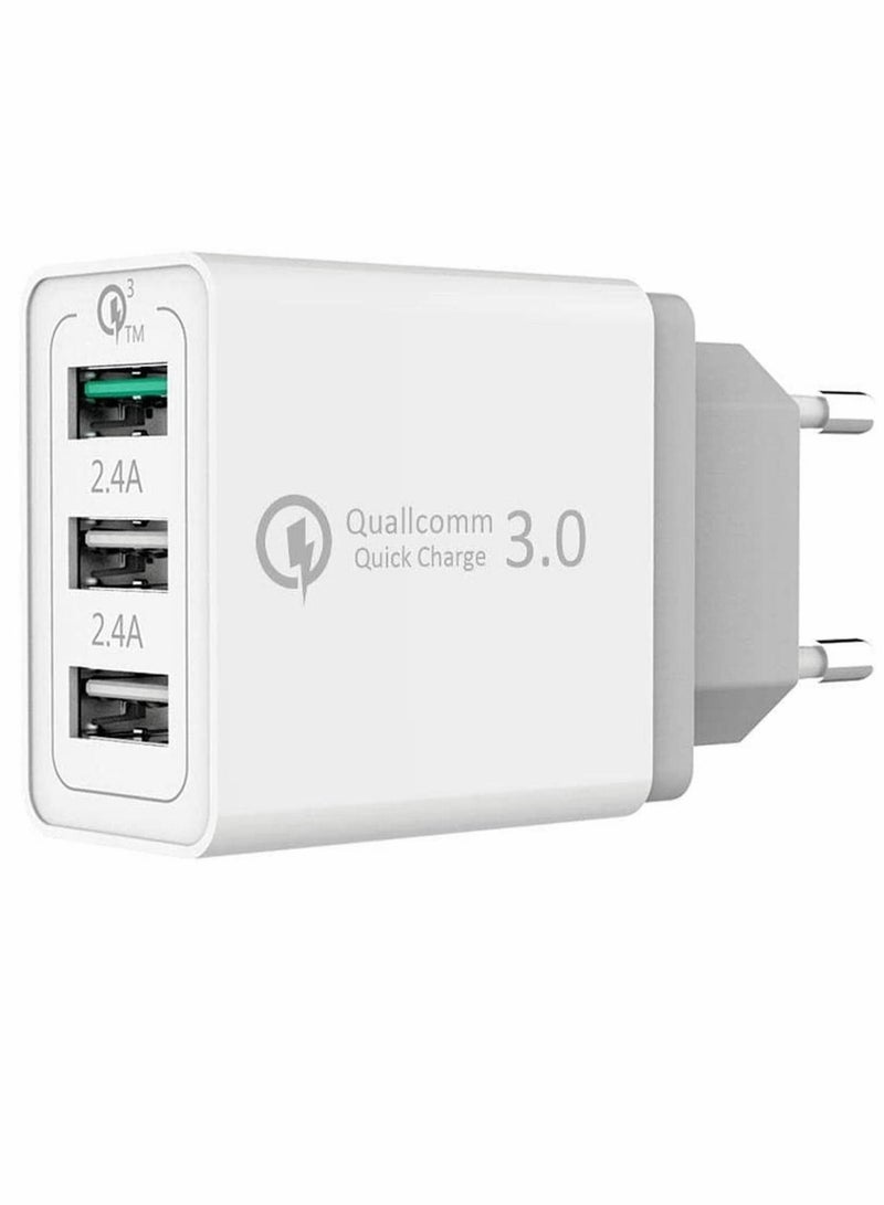 Captaintech Quick Charge USB 3.0 Universal Travel Charger for iPad Pro, mini, iPhone 13 Pro Max, Galaxy - Image 1