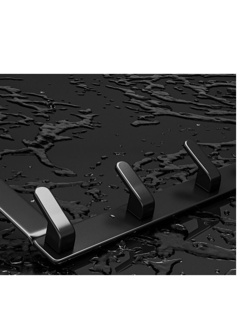 MIXDE 6 Hook Door Hanger Rack,Decorative Organizer Hooks For Clothes,Coat,Hat,belt,Towels - Image 3