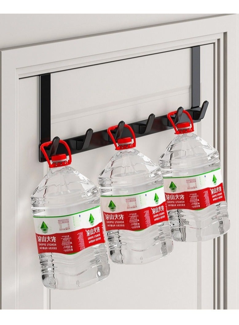 MIXDE 6 Hook Door Hanger Rack,Decorative Organizer Hooks For Clothes,Coat,Hat,belt,Towels - Image 4