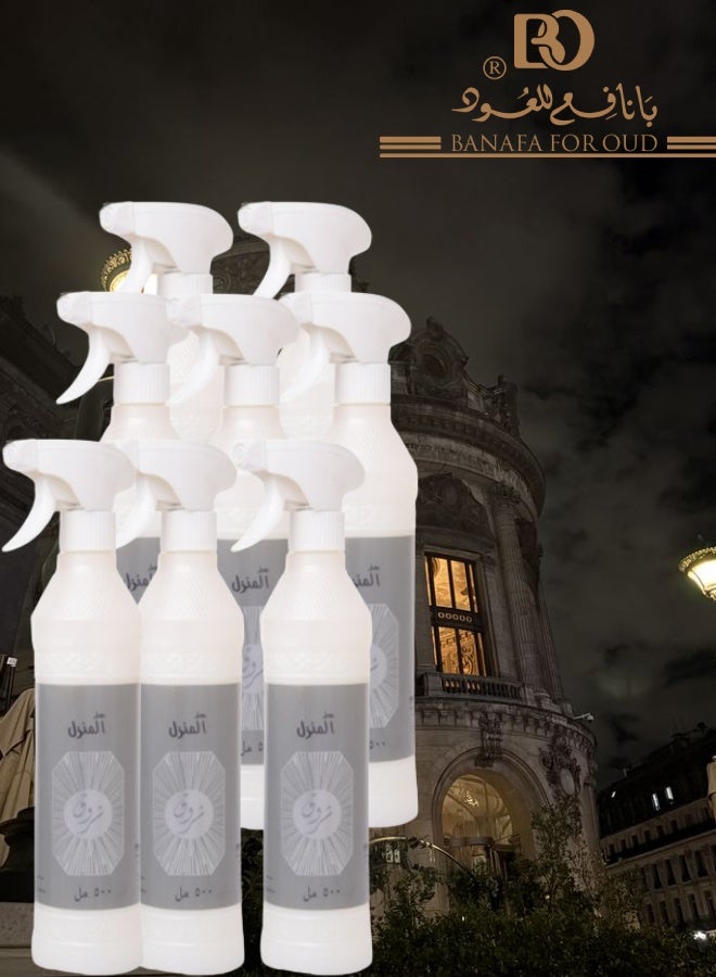 Banafa 8 Pieces Shrooq House Freshener 500ML - Image 1