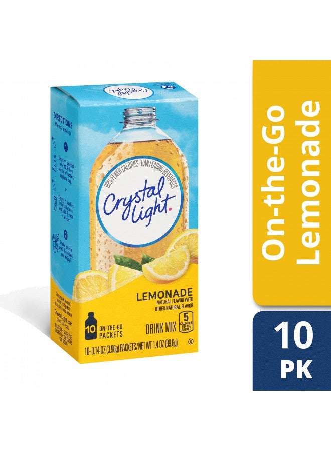 Crystal Light Sugar-Free Lemonade Drink Mix (60 On-The-Go Packets)10 Count (Pack Of 6) - Image 2