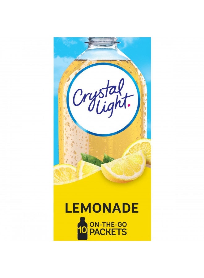 Crystal Light Sugar-Free Lemonade Drink Mix (60 On-The-Go Packets)10 Count (Pack Of 6) - Image 3