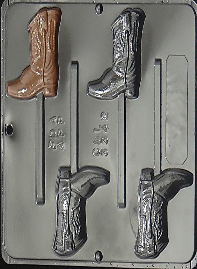 Lollipops Cowboy Boot Lollipop Chocolate Candy Mold 3342, 4 Cavities, 3.3 Inches - Image 5