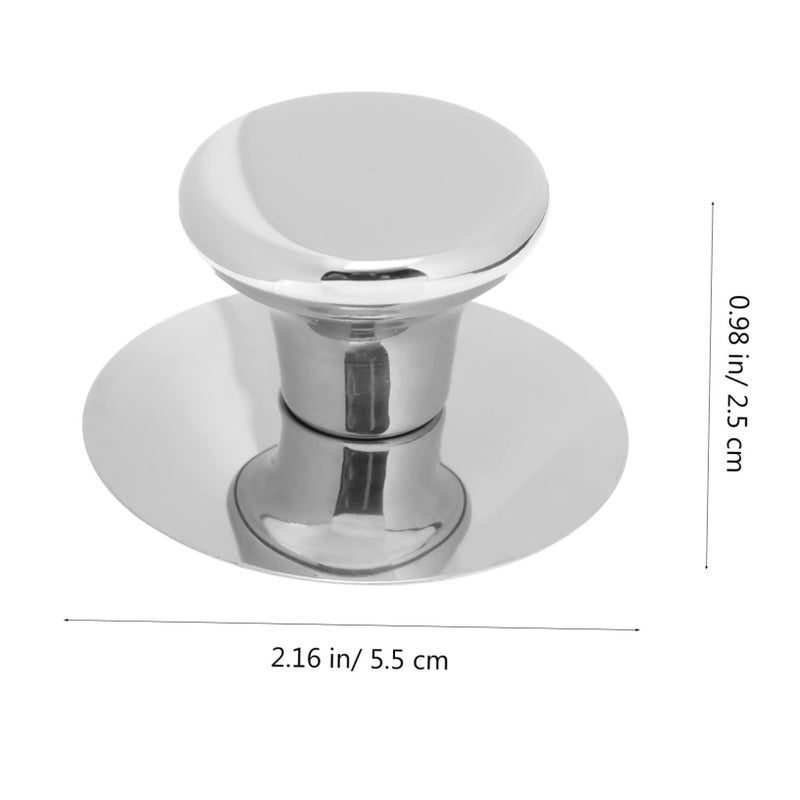 4Pcs Stainless Steel Heat Resistant Pot Lid Knobs Universal Cookware Handles - Image 3
