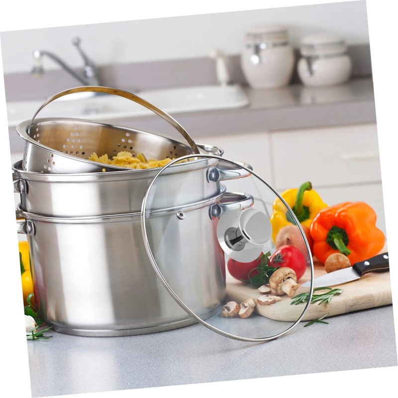 4Pcs Stainless Steel Heat Resistant Pot Lid Knobs Universal Cookware Handles - Image 5