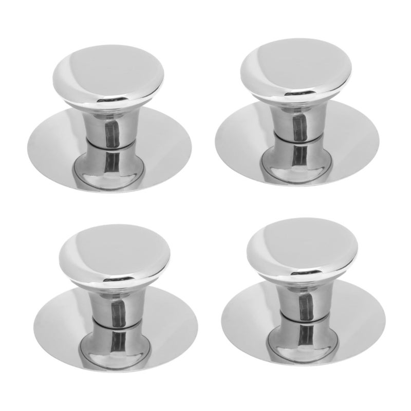 4Pcs Stainless Steel Heat Resistant Pot Lid Knobs Universal Cookware Handles - Image 2