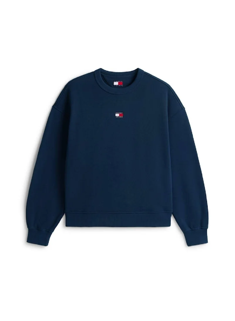 TOMMY JEANS Tommy Badge Boxy Terry Sweatshirt