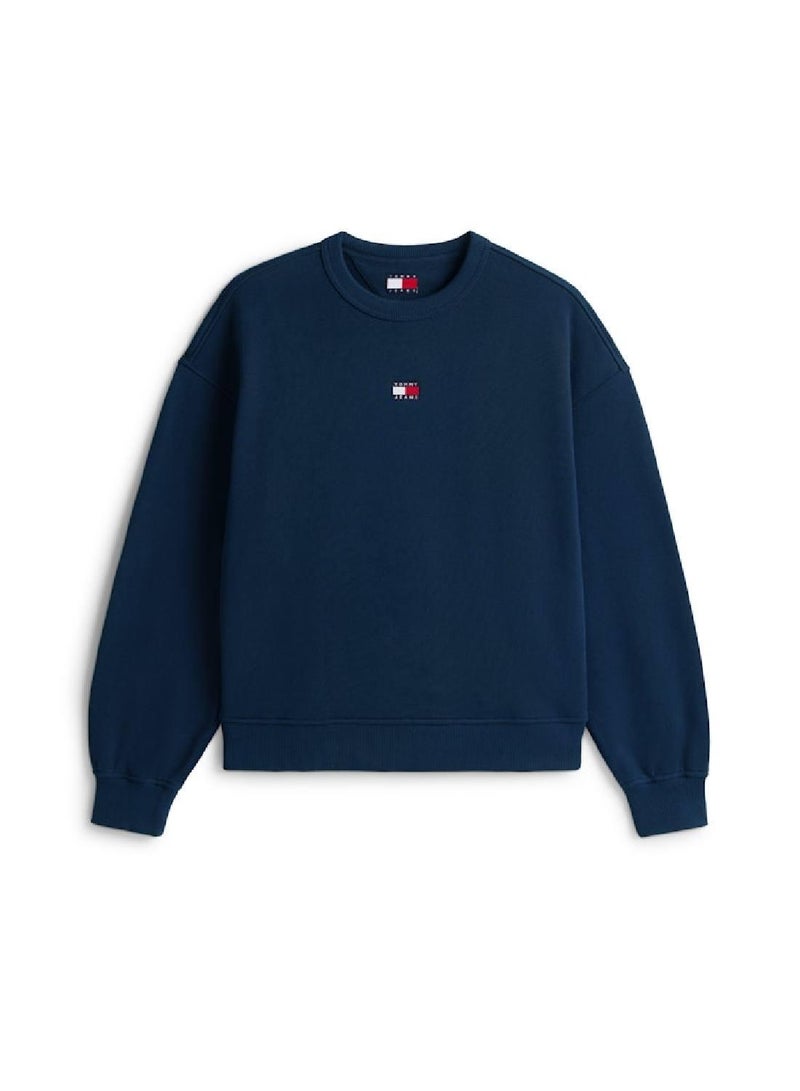 TOMMY JEANS Tommy Badge Boxy Terry Sweatshirt - Image 5