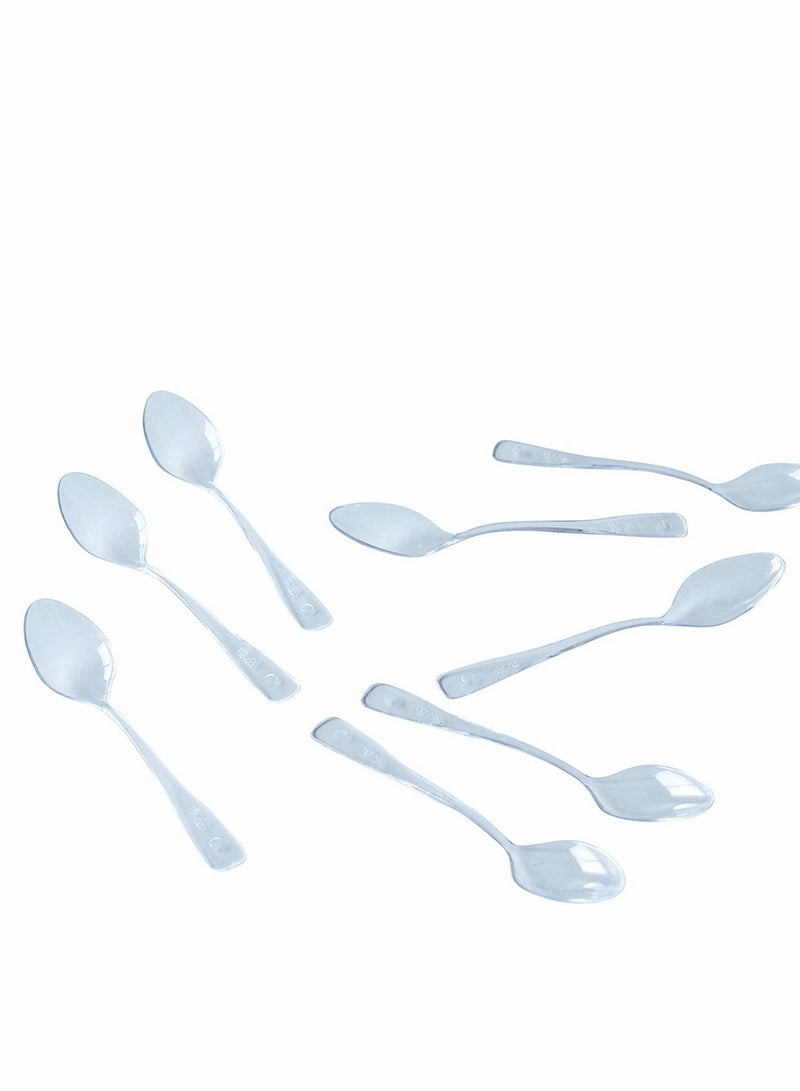 24 PCS Clear Plastic Dessert Bowls with 100 Spoons - Mini Scallop Cups for Puddings, Mousse, and Appetizers - Image 5