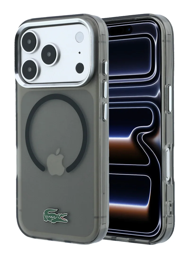 Lacoste iPhone 18 Pro Max Magsafe Shockproof Hard Case for iPhone with IML Finish and Magnetic Ring Compatible with Wireless Charging