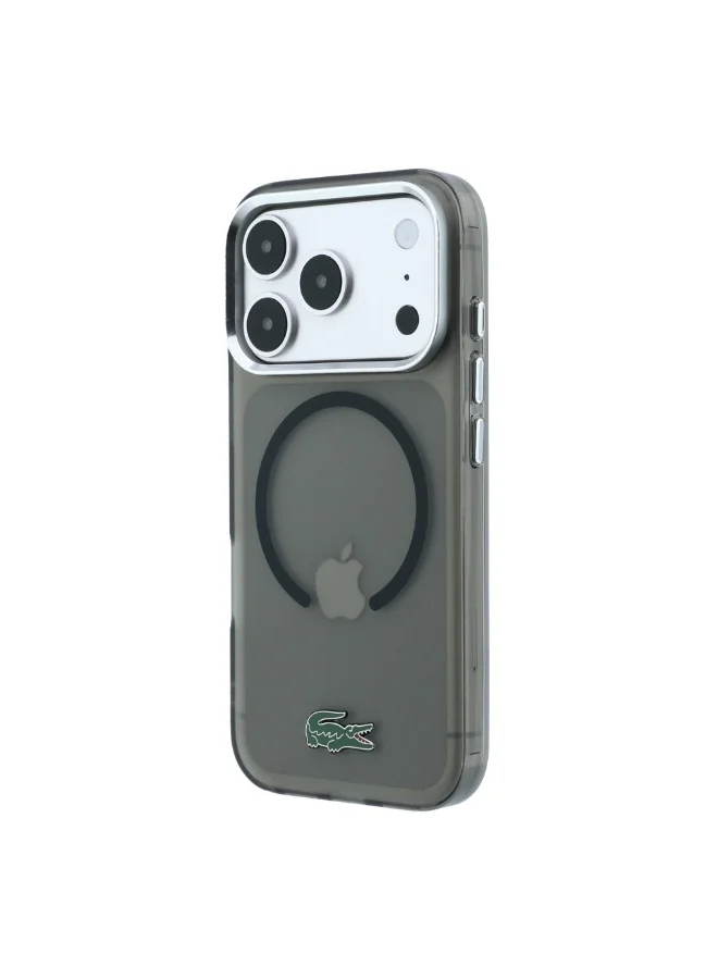 Lacoste iPhone 18 Pro Max Magsafe Shockproof Hard Case for iPhone with IML Finish and Magnetic Ring Compatible with Wireless Charging
