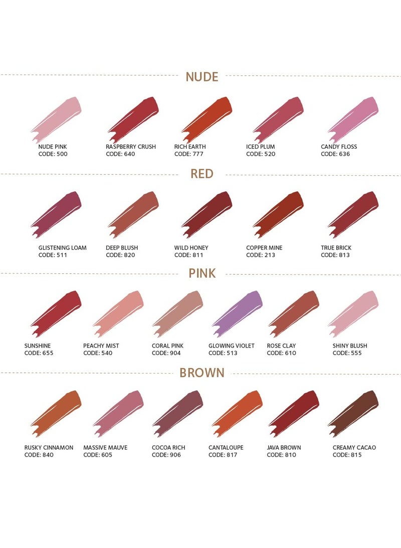 سول تري أحمر الشفاه سول تري أيورفيدا ريتش إيرث 777 4 جم - Image 3