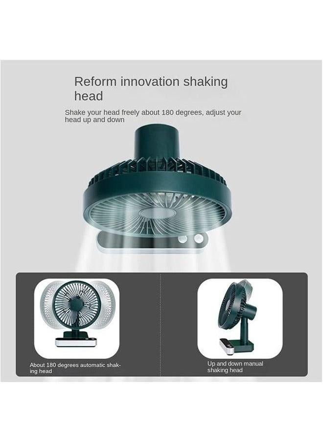 Portable Desk Fan USB Rechargeable Battery Operated with Four Speeds 24h battery life LED Display Lower Noise 4000Mah Desktop Table Fans  - Image 5