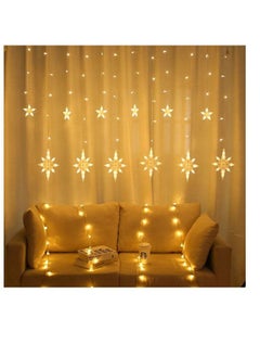 Generic New decoration snowflake star moon LED string light for home hanging curtain tree decor  - Image 1