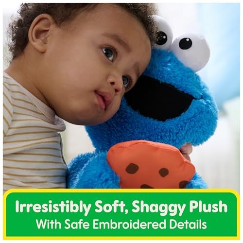 GUND Sesame Street Official Peek-a-Boo Cookie Monster Plush, Stuffed Animal Sensory Toy for Babies and Toddlers, Ages 1 and Up, Blue, 11” - Image 5
