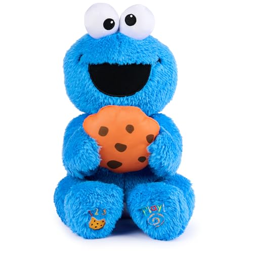 GUND Sesame Street Official Peek-a-Boo Cookie Monster Plush, Stuffed Animal Sensory Toy for Babies and Toddlers, Ages 1 and Up, Blue, 11” - Image 1
