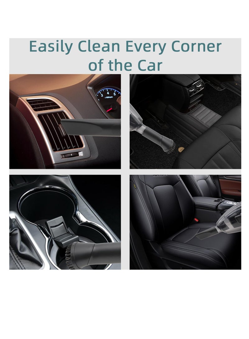 بوناي مكنسة كهربائية لاسلكية 128VF ببطاريات مزدوجة - تنظيف قوي للسيارات والمنازل | سعة الخزان 0.6 لتر، بطارية الأسد، الشاحن متضمن - موديل ZS-J881002 - Image 3