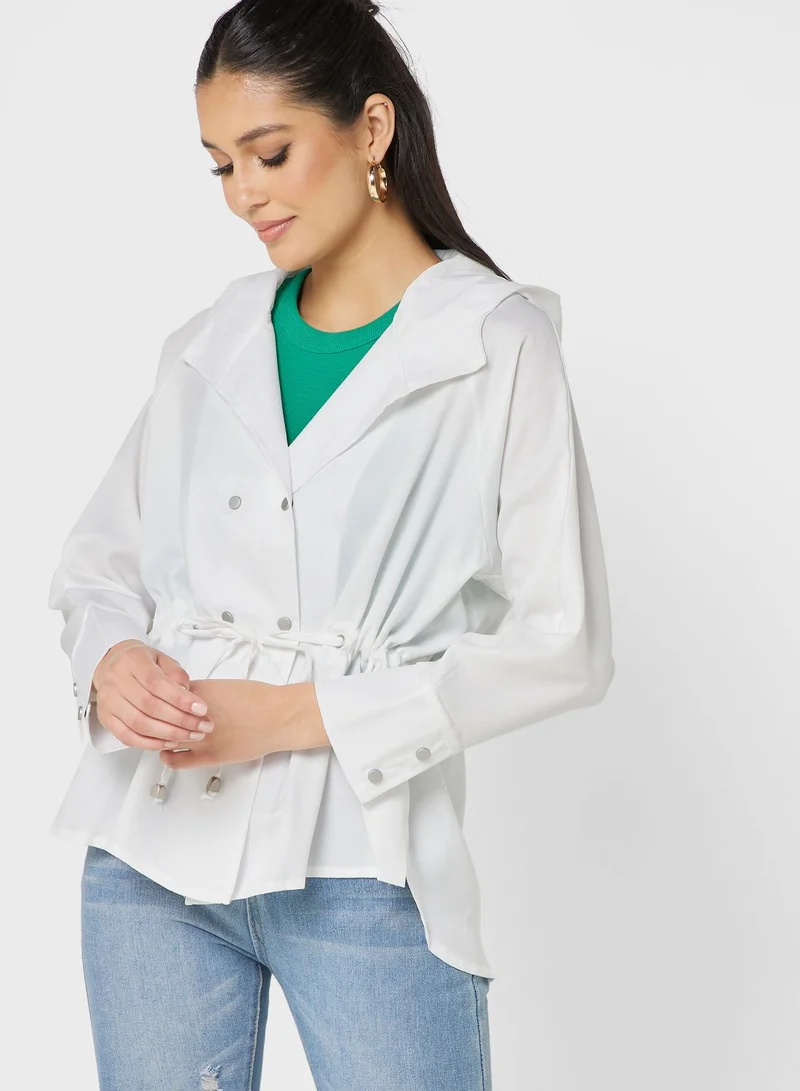 Ginger Lightweight Ruched Jacket