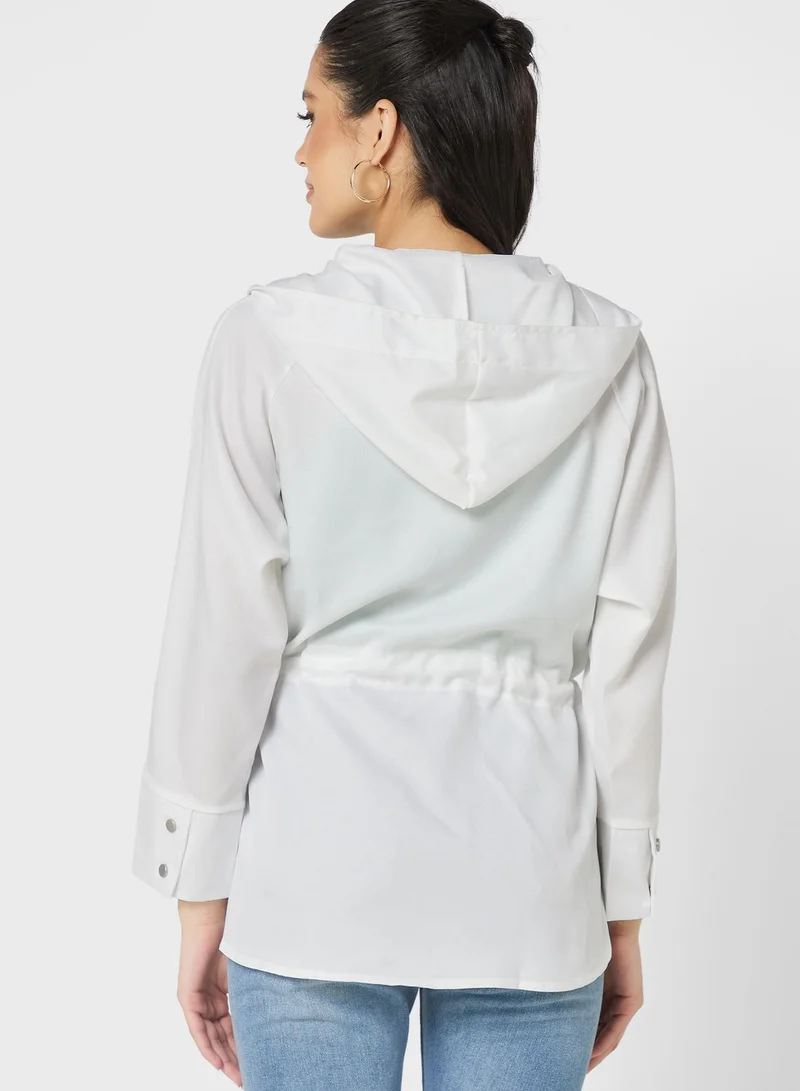 Ginger Lightweight Ruched Jacket