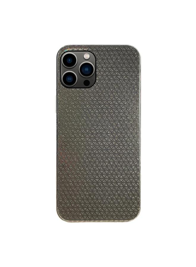 اس-توب جراب لهاتف iPhone 13 Pro Max ملصق شفاف ملون مع غشاء خلفي للهاتف مع غشاء جانبي - Image 1