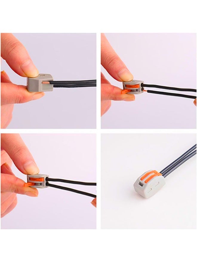 تشيس اب 60 قطعة من موصلات الأسلاك الرافعة، موصل كهربائي موصل سلكي مضغوط للتوصيل السريع (30*PCT-212، 20*PCT-213، 10*PCT-215) - Image 2