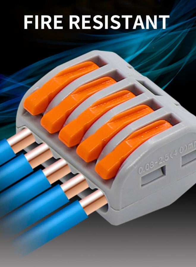 تشيس اب 60 قطعة من موصلات الأسلاك الرافعة، موصل كهربائي موصل سلكي مضغوط للتوصيل السريع (30*PCT-212، 20*PCT-213، 10*PCT-215) - Image 3