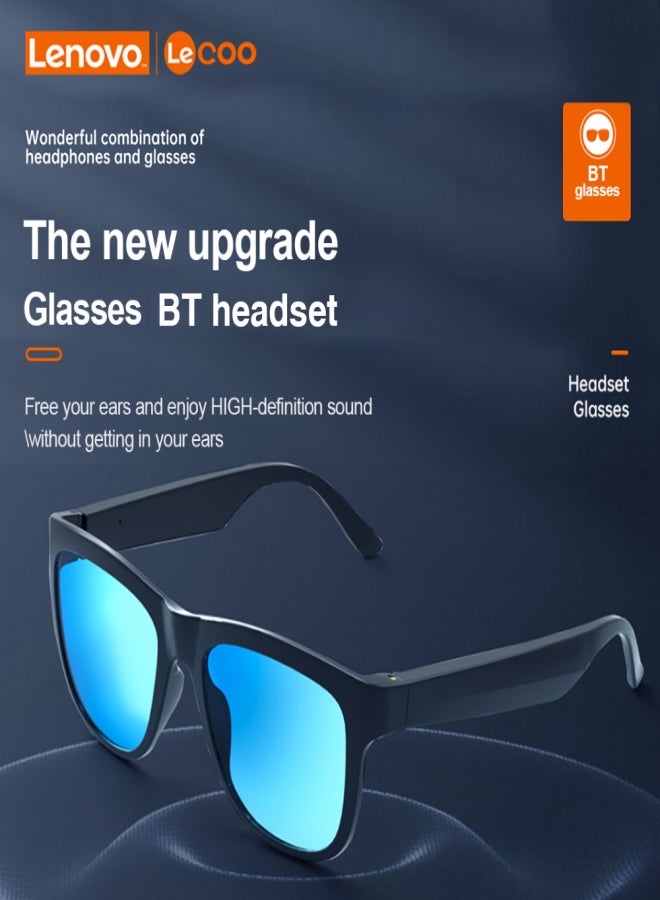 LECOO C8 Smart Wireless BT Glasses Headset HD Sound Quality Touch Buttons Replaceable Polarized Lenses Light Weight - Image 2