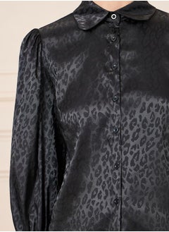 Jacquard Satin Shirt with Bell Sleeve - pzsku/Z56D970830BCD7F26B17BZ/45/_/1707814947/57ecadf6-a537-4b64-b3b3-ac17e17d1ea5