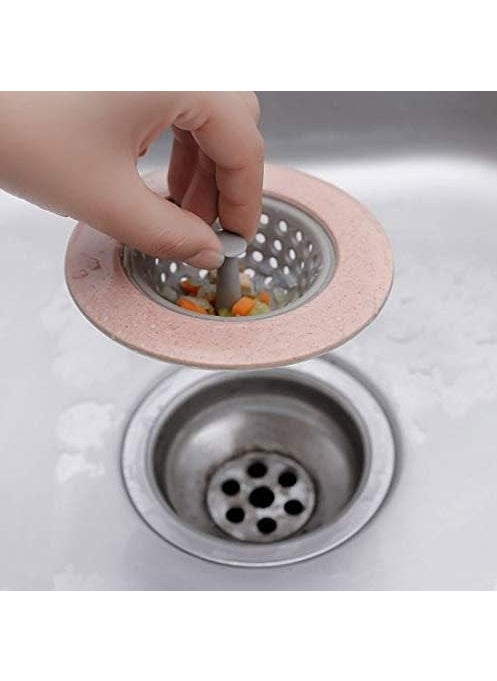 Syga SYGA 4 Pieces Silicon Sink Strainer Kitchen Drain Basin Basket Filter Stopper Sink Drainer (Random Color), 11 cm  - Image 4