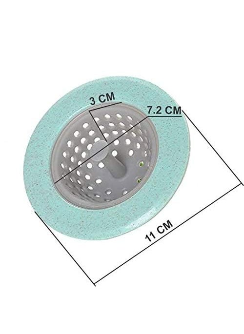 Syga SYGA 4 Pieces Silicon Sink Strainer Kitchen Drain Basin Basket Filter Stopper Sink Drainer (Random Color), 11 cm  - Image 3