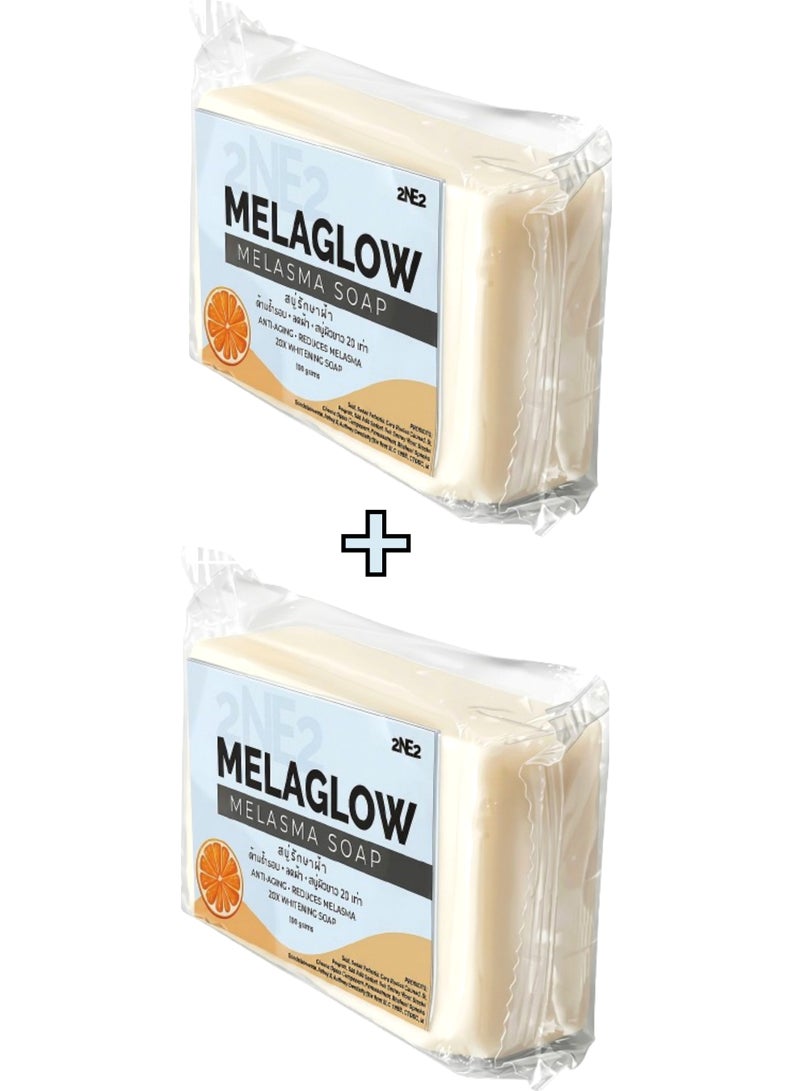 Melaglow [ Two pieces ] Melaglow Melasma Soap 100 grams - Image 1