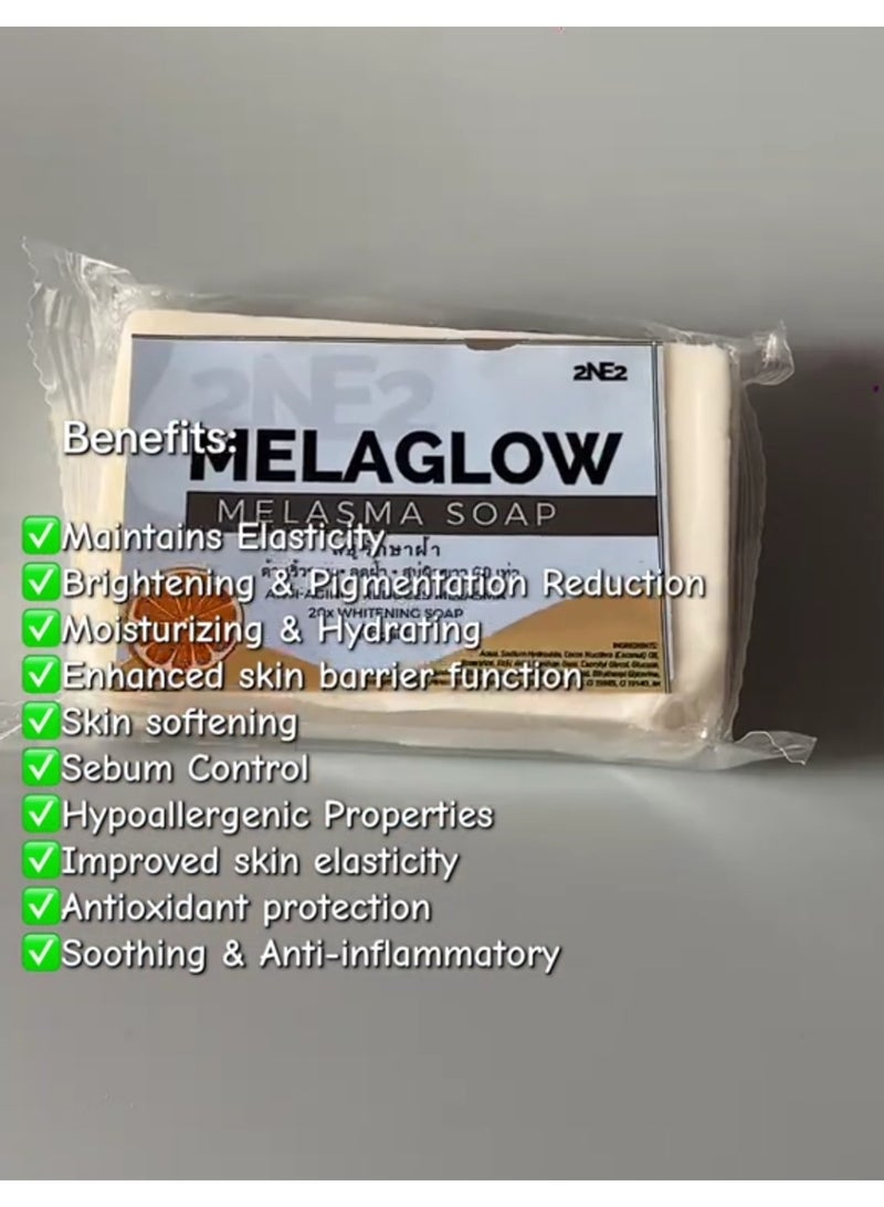 Melaglow [ Two pieces ] Melaglow Melasma Soap 100 grams - Image 2