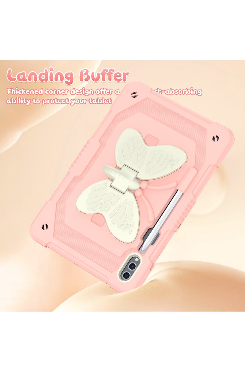 For Samsung Tab S10+S9 Plus-S9FE Plus Protective Case with Butterfly Wing Stand, 3D Heavy-Duty Rugged Shockproof Full-Body Protection Tablet Case (Suitable for Children) - Image 3