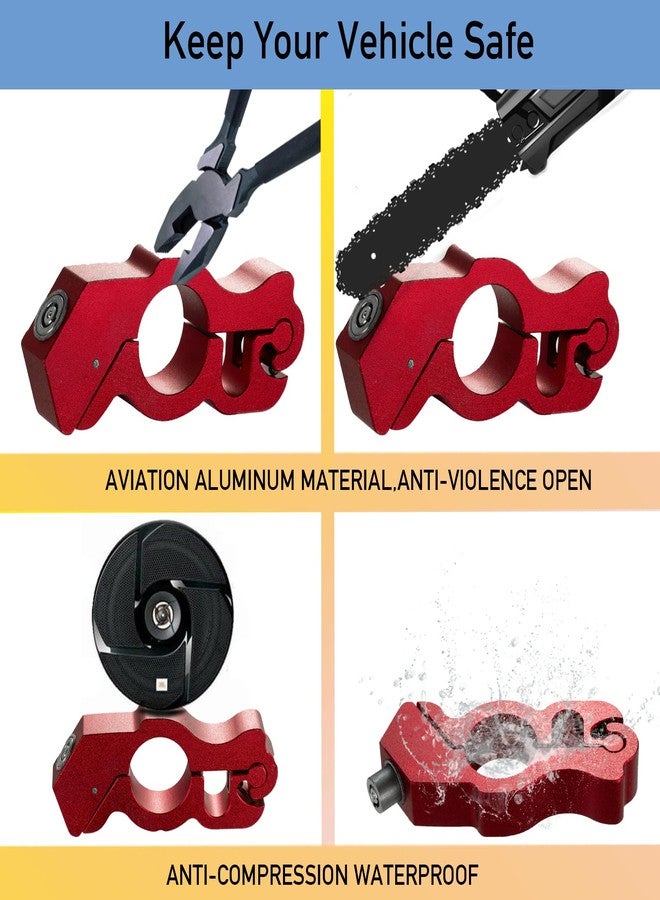 BeTime Motorcycle Locks Anti Theft - Motorcycle Lock Heavy Duty for Grip Lock Throttle Lock Brake Locks Anti Theft, Motorcycle Locks Front Brake on Dirt Bike Moped Lock & Motorcycle Accessories - Image 5
