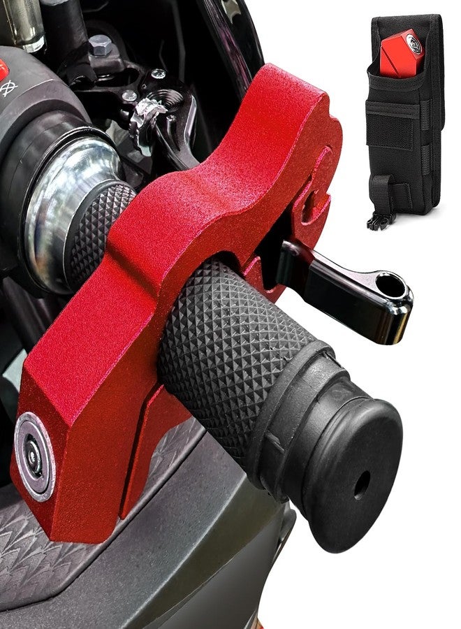 BeTime Motorcycle Locks Anti Theft - Motorcycle Lock Heavy Duty for Grip Lock Throttle Lock Brake Locks Anti Theft, Motorcycle Locks Front Brake on Dirt Bike Moped Lock & Motorcycle Accessories - Image 1