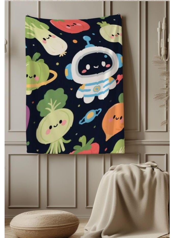 عام بطانية رقيقة من الفانيلا الكرتونية للأطفال والرضع (دافئة ومريحة، ومناسبة للنوم والألعاب) 70 سم * 100 سم - Image 2