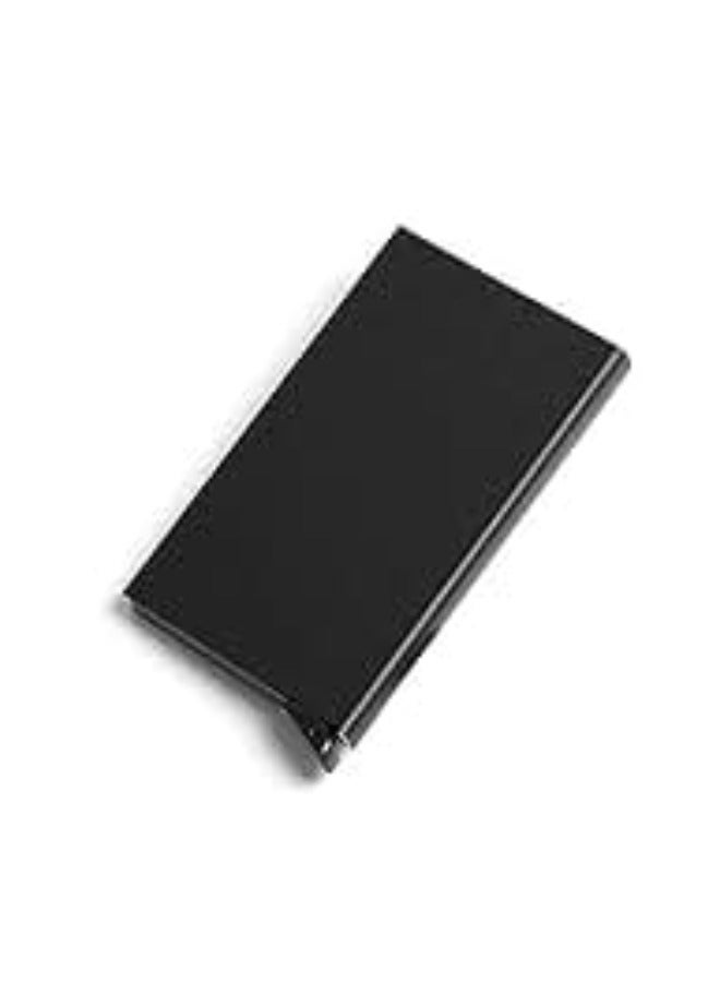 A credit card holder wallet with RFID protection; with a single click, it slides out 6 cards. - Image 2