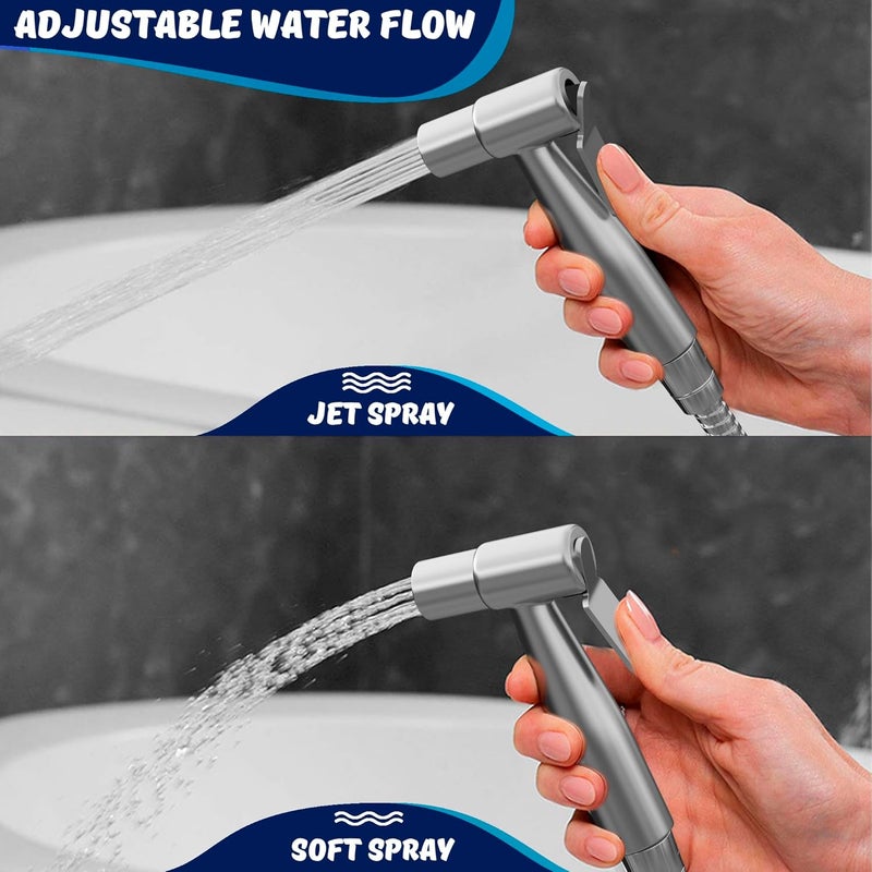 Avaby ® Sink Faucet Handheld Bidet Sprayer for Toilet I Bidet Attachment for Warm & Cold Water I Long 80" Hose Perfect for Feminine Hygiene, Cloth Diaper, Bathroom Toilet Cleaning - Image 3