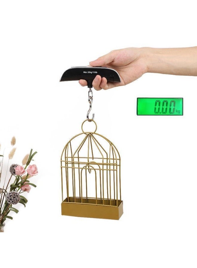 Digital Hanging Luggage Scale Portable Handheld Baggage Scale for Travel Suitcase Scale for Traveling with LCD Display 50Kg/110Lb, Multi, 1 Count (Pack of 1) - Image 2