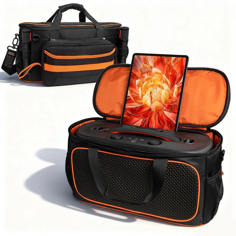 حقيبة تخزين من القماش المنقل للصوت لـ JBL PARTYBOX ON THE GO2 - غلاف واقٍ من الصدمات من EVA (الملحقات فقط) - Image 1